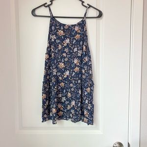 Charming Charlie High Neck Floral Tank